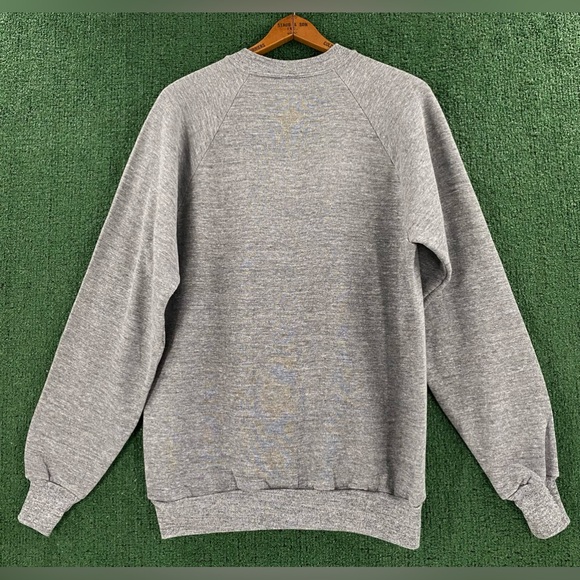 Vintage 90’s Daddy Don Grey Raglan Tri Blend Sweatshirt Mens Size Large USA Made - Picture 7 of 7